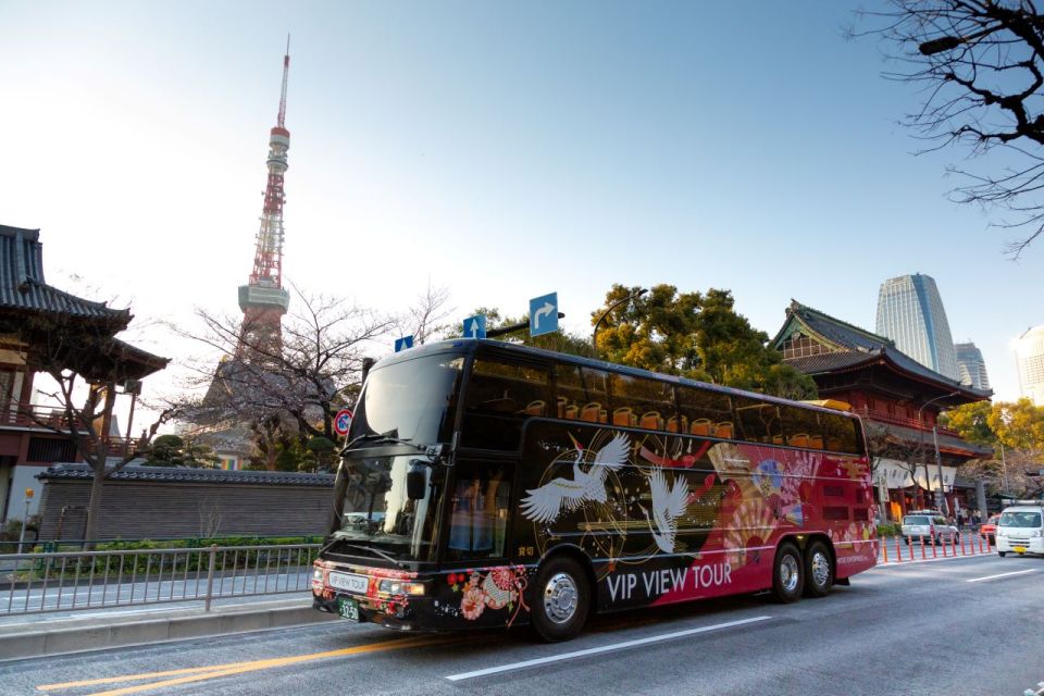 Tokyo: Open Top Sightseeing Bus With Audio Guide - Tour Logistics and Meeting Point