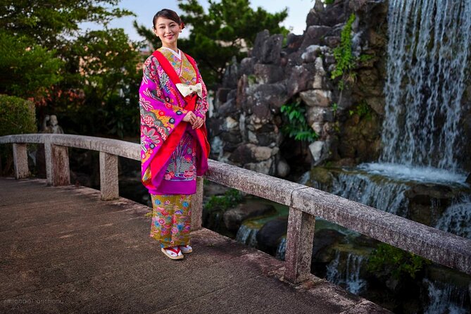 Walking Around the Town With Kimono You Can Choose Your Favorite Kimono From [Okinawa Traditional Co - Understanding Accessibility Information