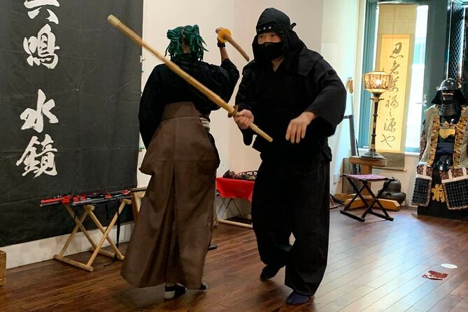 90-min Premium Shinobi Samurai Experience in Musashi Clan Dojo - Instructor and Family Experience
