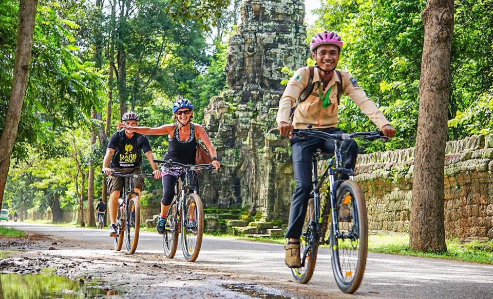 Angkor Bike Tour & Gondola Sunset Boat W/ Drinks & Snack - Booking Information