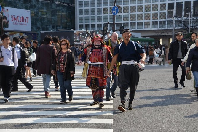 Samurai Photo Shooting at Street in Shibuya - Capture Unforgettable Samurai Photos