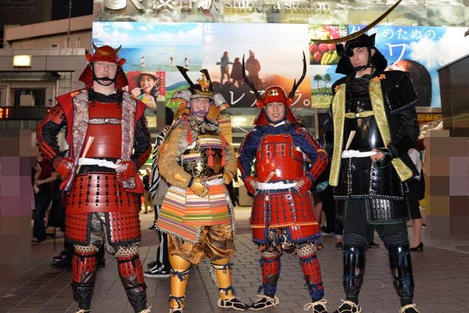 Samurai Photo Shooting at Street in Shibuya - Enjoy a Guided Samurai Photo Tour