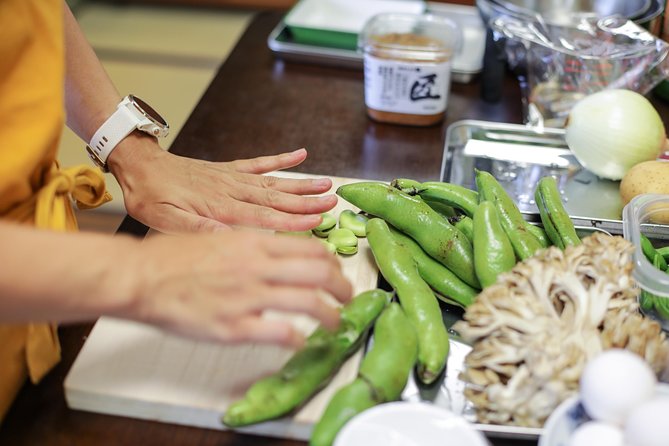 Traditional Japanese Cooking Class at Mayukos Home in Tokyo - Prepared Meal and Sake