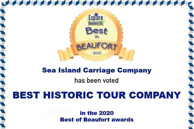 Beaufort's #1 Horse & Carriage History Tour - Common questions