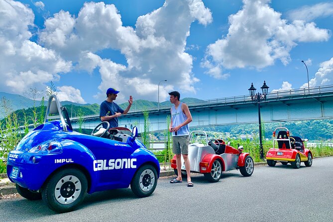 Cute & Fun E-Car Tour Following Guide Around Lake Kawaguchiko - Sum Up