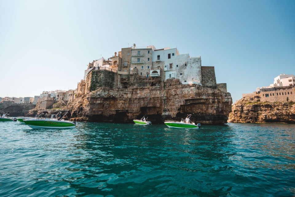 Polignano a Mare: Private Speedboat Cave Trip With Aperitif - Directions