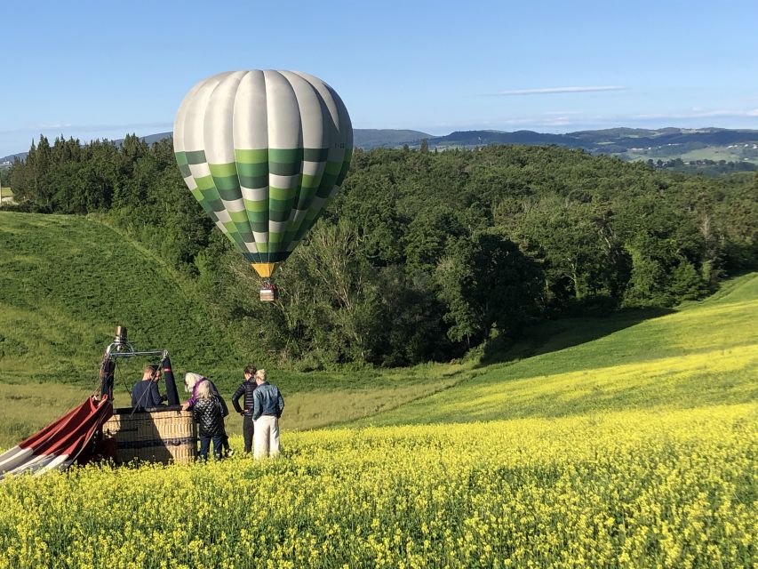 Siena: Balloon Flight Over Tuscany With a Glass of Wine - Common questions