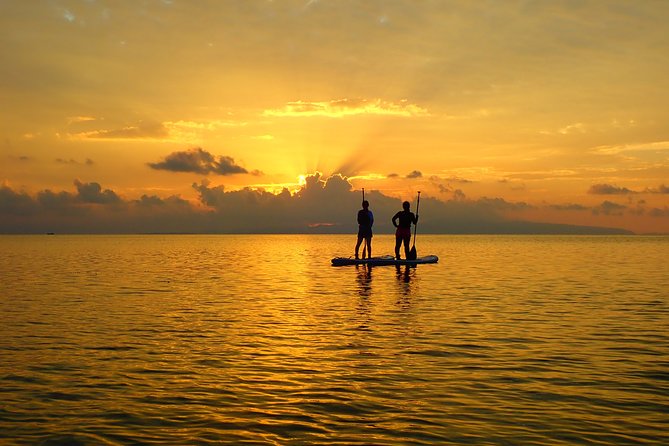 [Okinawa Miyako] [Evening] Twilight in the Sea of Silence... Sunset SUP / Canoe - Sum Up