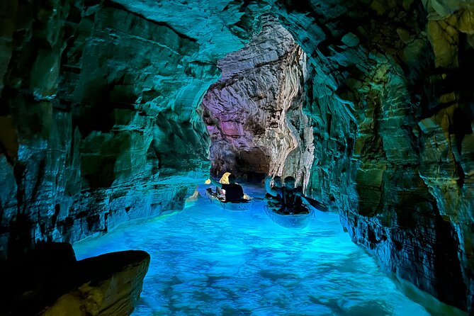 Blue Cave Transparent Kayak Glow Night Tour - Just The Basics