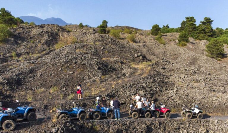 From Nicolosi: Mount Etna Quad Volcano Tour