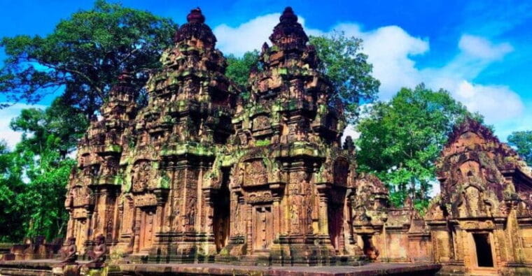 Full-Day Tour to Banteay Srey, Beng Melea & Kulen Mountain