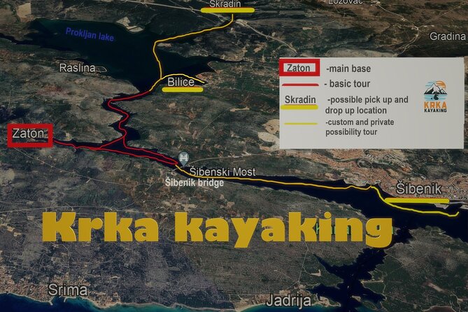 Krka River Small-Group Half-Day Kayak and Mussel Tasting Tour  - Dalmatia - Just The Basics