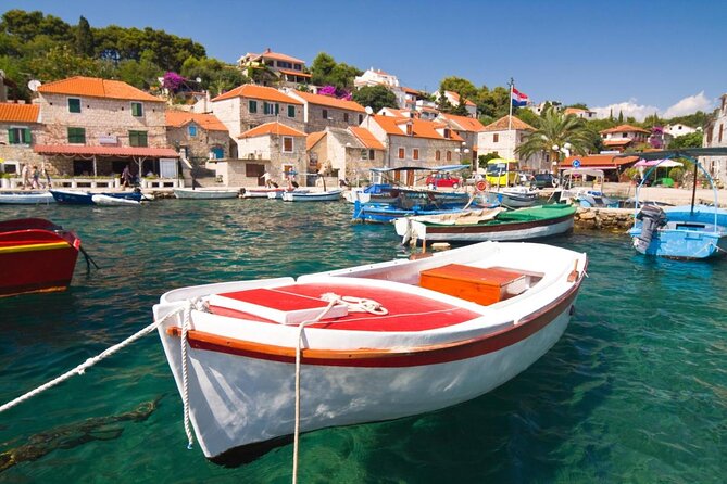 Private 3 Islands Tour With Speed Boat to Blue Lagoon and Solta From Split or Trogir - Just The Basics