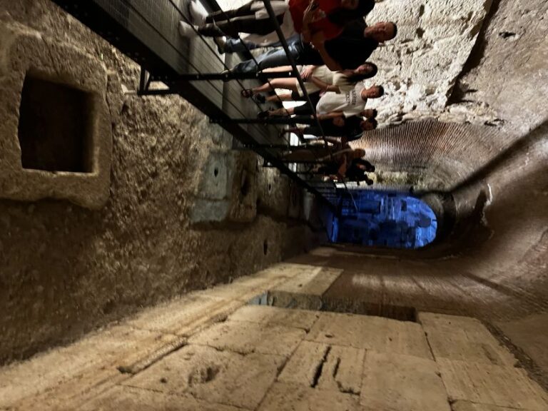 Rome: Colosseum Underground Private Tour With Forum Tickets