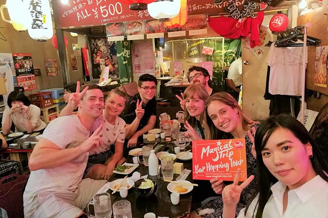 Shibuya Night Bar Hopping Walking Tour in Tokyo - Key Points