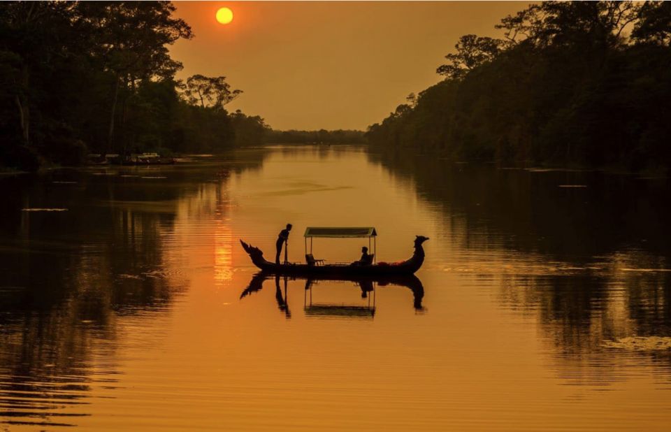 Siem Reap: Angkor Sunset Bike & Boat Tour W/ Drinks & Snacks - Just The Basics
