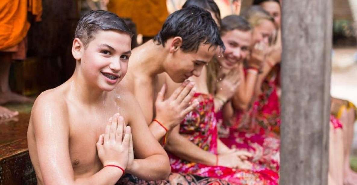 Siem Reap Cambodian Buddhist Water Blessing and Local Market - Just The Basics