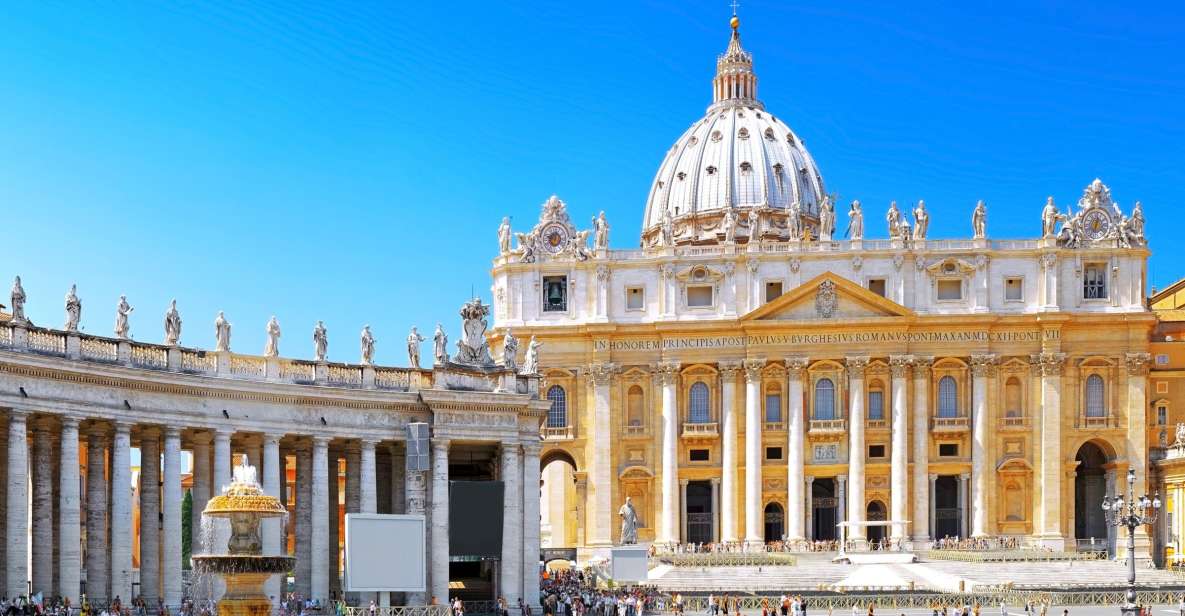 Skip the Line Vatican Museum Sistine & St.Peter Private Tour - Just The Basics