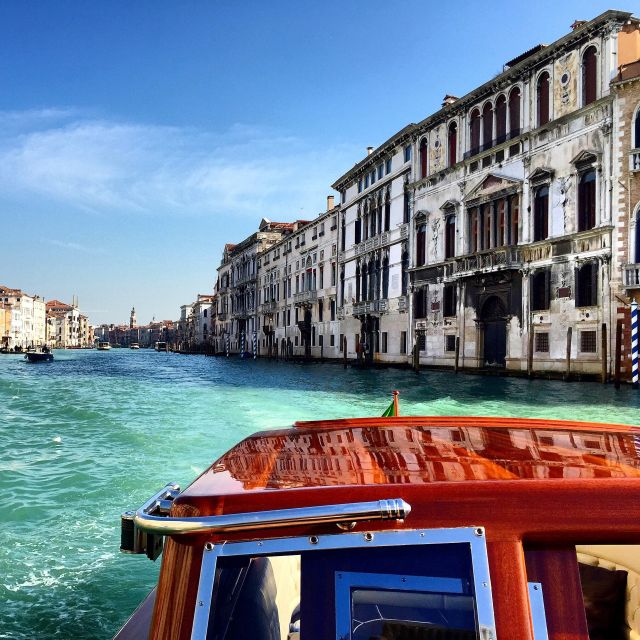 Venice: Private Transfer From Train Station by Water Taxi - Just The Basics