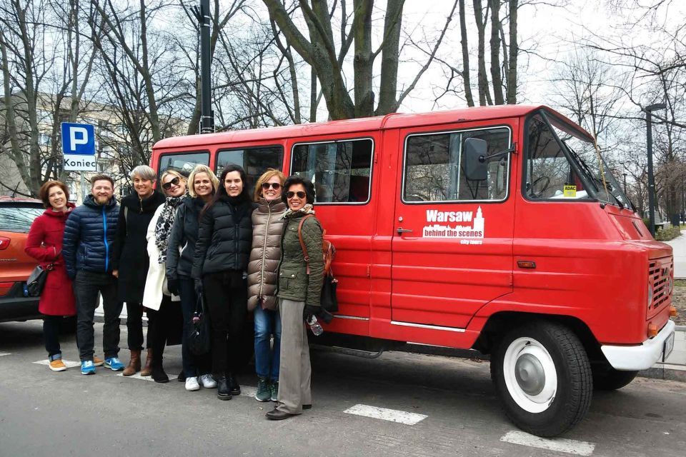 Warsaw: Jewish Ghetto Private Tour by Retro Car With Pickup - Just The Basics