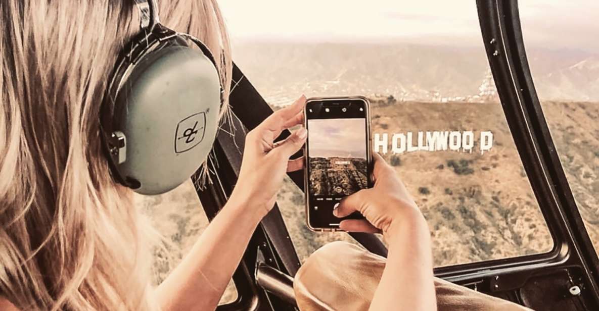 10-Minute Hollywood Sign Helicopter Tour - Tour Duration and Language