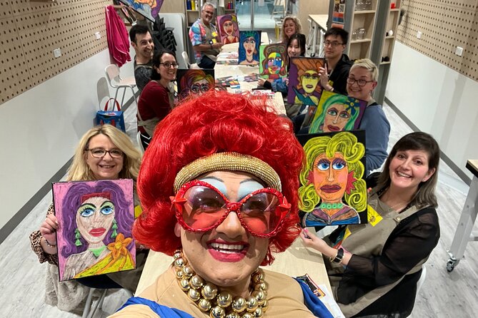 2 Hour Drink and Draw With a Drag Queen Workshop - What To Expect