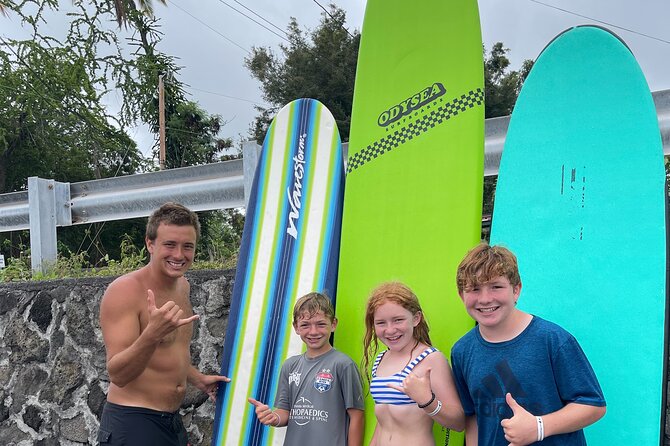 2-Hour Guided Private Surf Lesson in Kona - Inclusions
