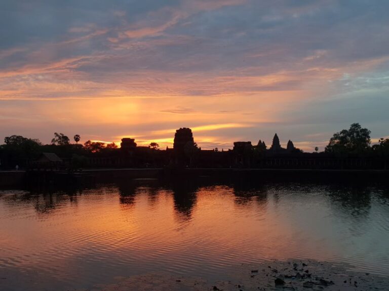 Angkor Sunrise, Taprohm and Angkor Thom.