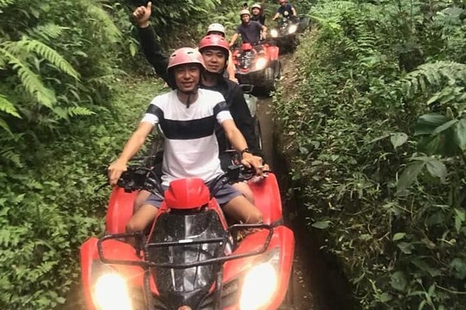 Bali ATV Quad Bike Through Tunnel, Waterfall, White Water Rafting