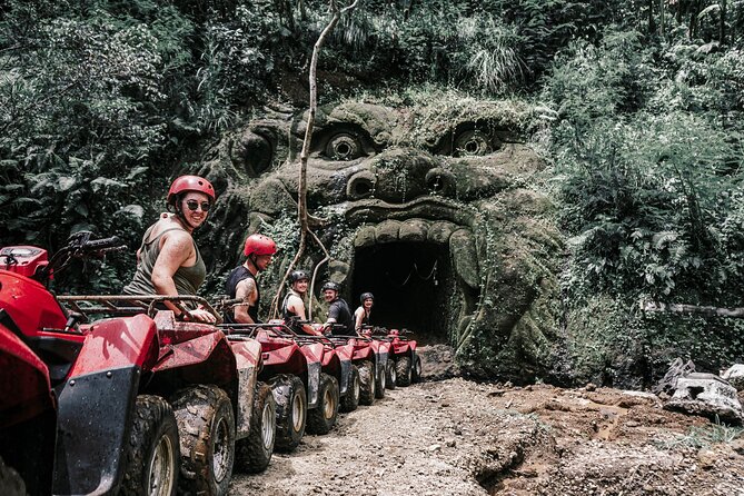 Bali ATV Through Tunnel, Jungle, Waterfall and Monkey Forest Tour