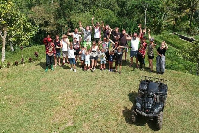 Bali Quad Bike ATV Passing Through Waterfall, Cave & Rice Fields