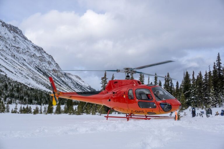 Banff/Jasper: Canadian Rockies Helicopter & Snowshoe Tour