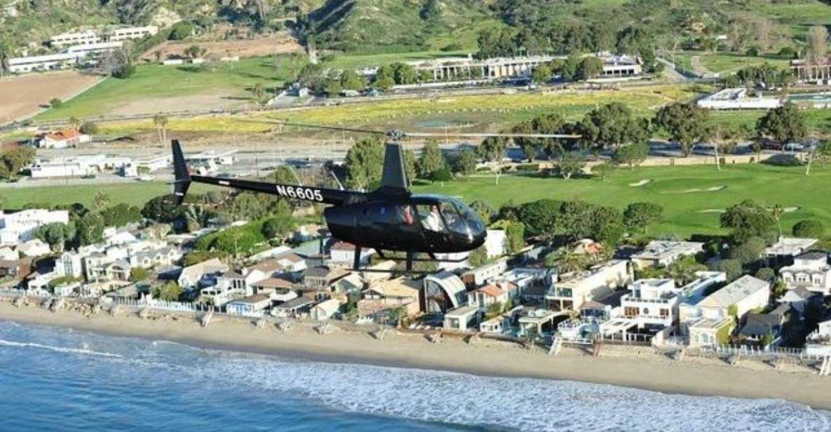 Burbank: Private Helicopter Tour to Waypoint Café - Tour Details