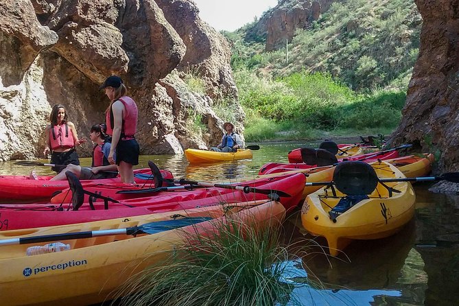 Canyon & Cliffside Kayaking on Saguaro Lake - Booking Information