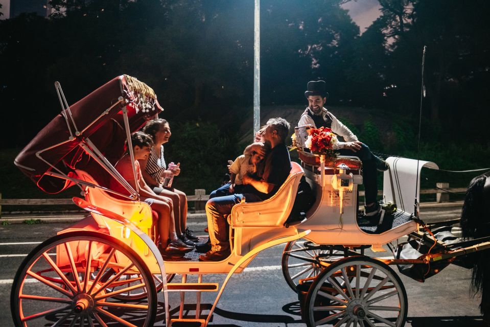 Central Park, Rockefeller & Times Carriage Ride (4 Adults) - Full Tour Description