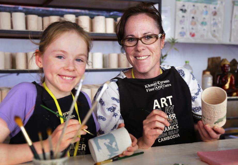 Ceramics Painting Activity in Siem Reap