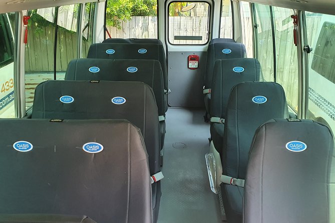 Corporate Bus, Private Transfer, Cairns Airport – Trinity Beach.