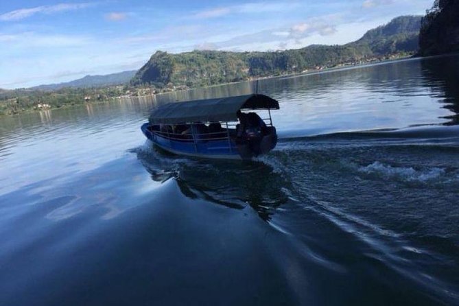 Down Hill Jungle Trek With Traditional Boat on the Lake Batur