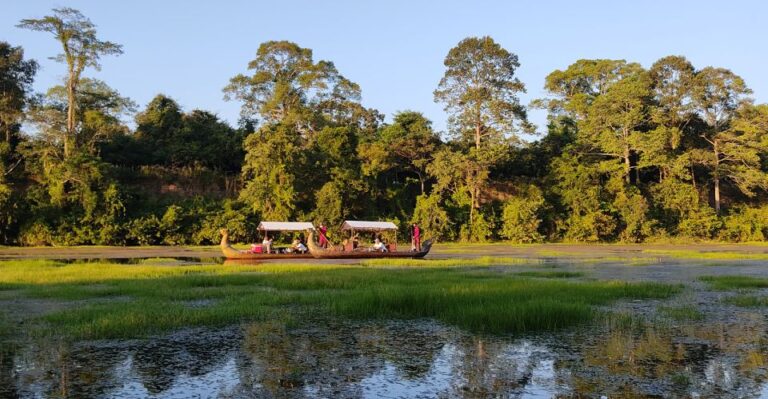 Explore The Beautiful Day View With Angkor Gondola Boat Ride