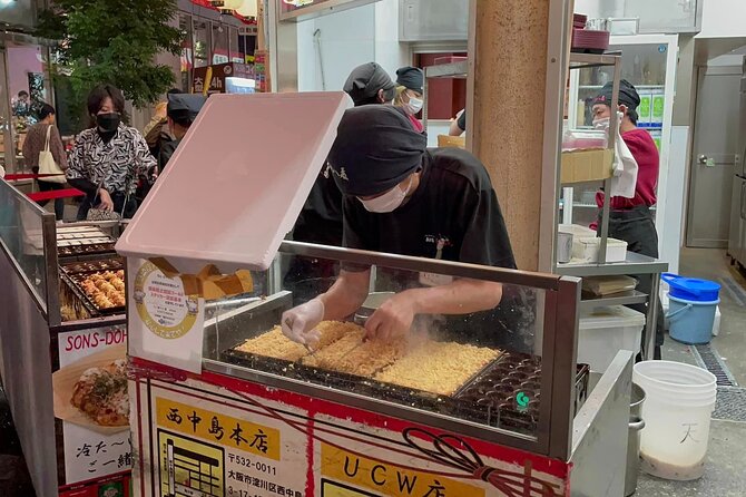 Flavors of Osaka Kuromon Market Food Tour With a Master Guide
