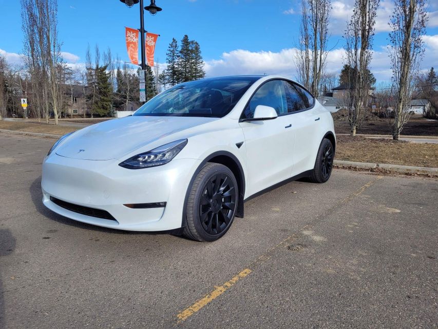 From Calgary Airport: Private Transfer to Banff by Tesla - Activity Details