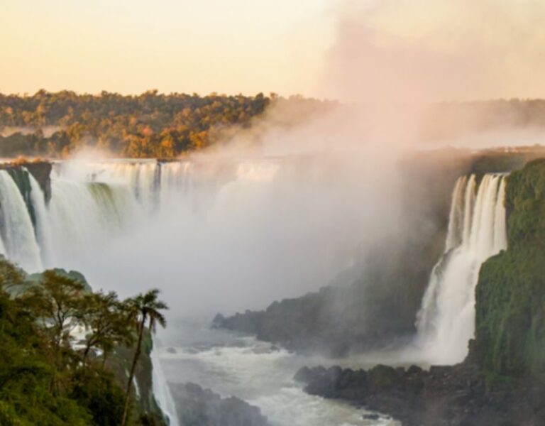 From Foz Do Iguaçu: Sunrise at the Iguazu Falls