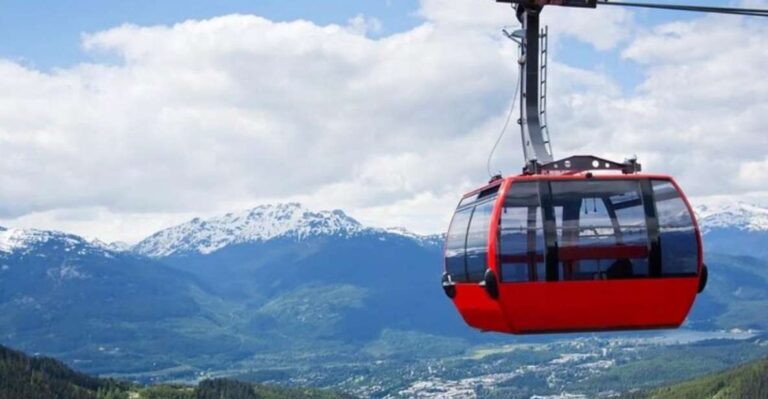 From Vancouver: Whistler Tour With Shannon Falls and Gondola