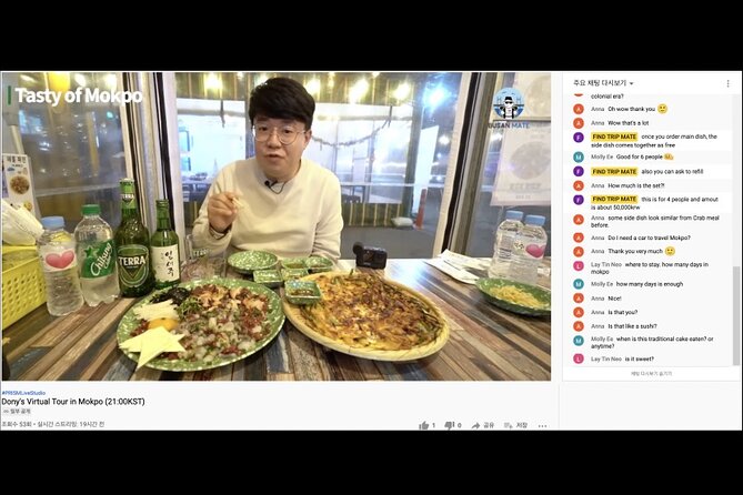 Fun & Informative Mokpo Food Virtual Tour in Korea - Unique Culinary Delights in Mokpo