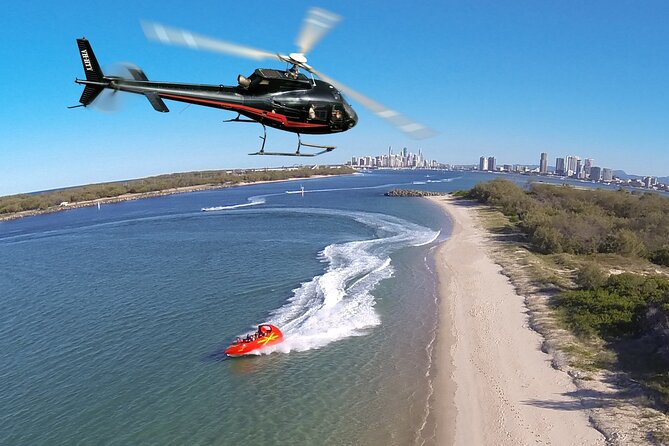 Gold Coast Helicopter 10 Min Flight and Jet Boat Ride - Inclusions