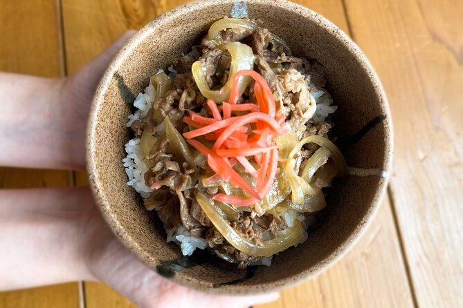 Gyudon – Japanese Beef Rice Bowl Cooking Experience