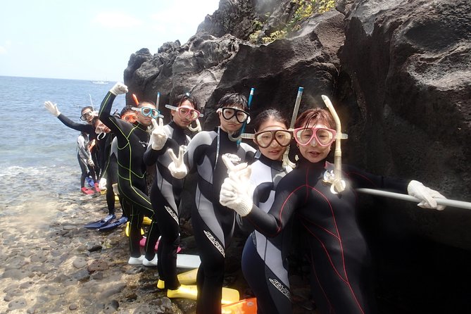 Half-Day Snorkeling Course Relieved at the Beginning Even in the Sea of Izu, Veteran Instructors Wil