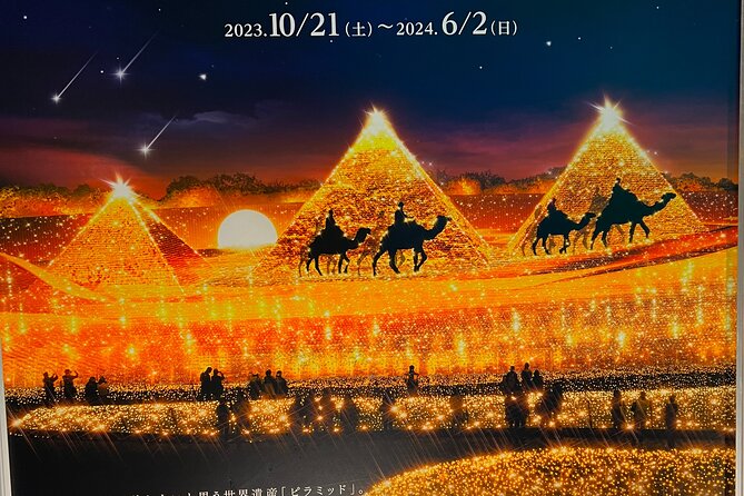 Half-Day Tour to Enjoy Japans Largest Illumination and Outlet