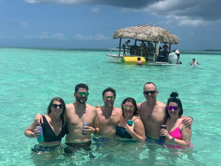 Key West: 4-Hour Private Sandbar Cruise on a Tiki Bar Boat