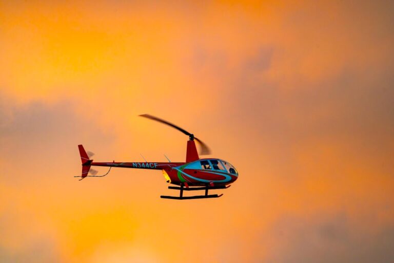 Key West: Helicopter Sunset Celebration